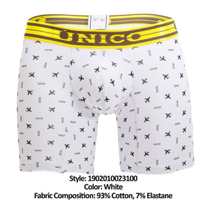Unico 1902010023100 Boxer Briefs Radical Color White