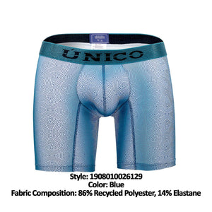 Unico 1908010026129 Boxer Briefs Luminiscente Color Blue