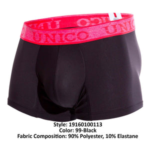 Unico 19160100113 COLORS Poderoso Trunks Color 99-Black