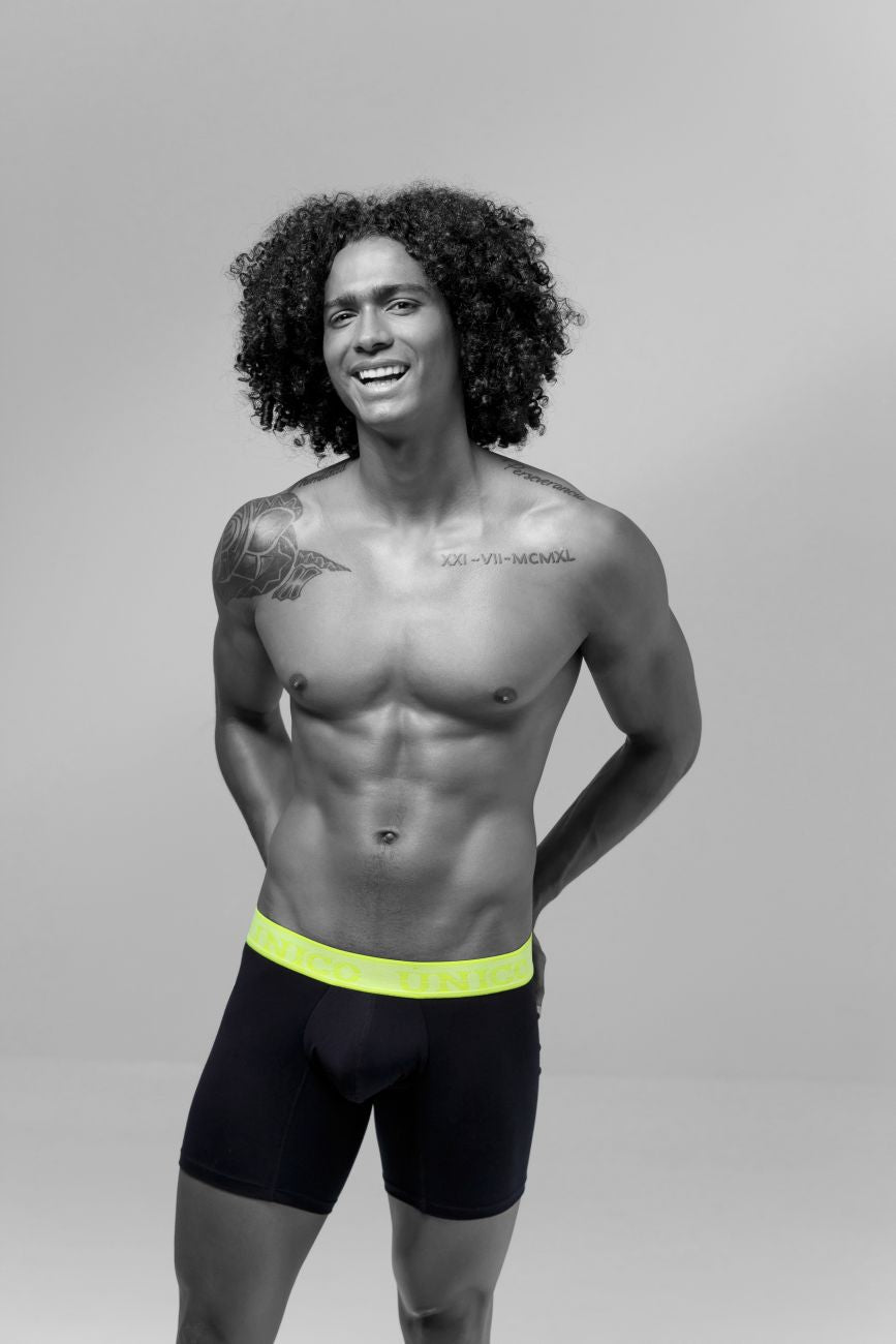 Unico 19160100211 COLORS Captacion Boxer Briefs Color 99-Black