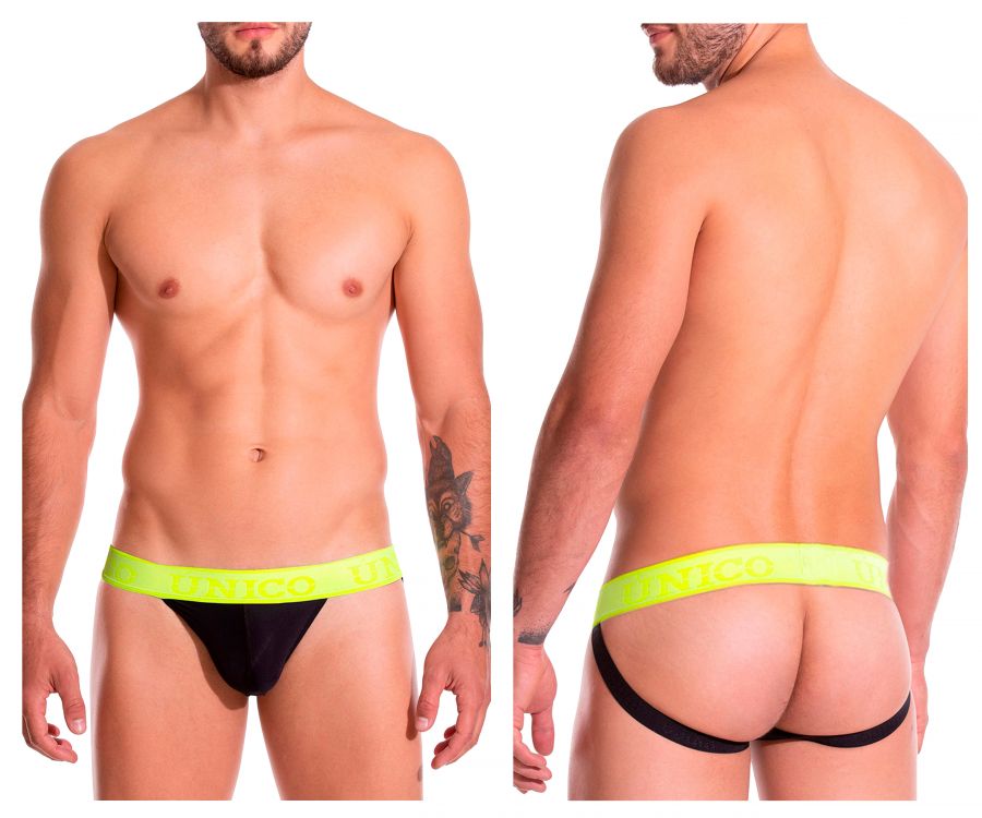 Unico 19160301212 COLORS Corriente Jockstrap Color 99-Black