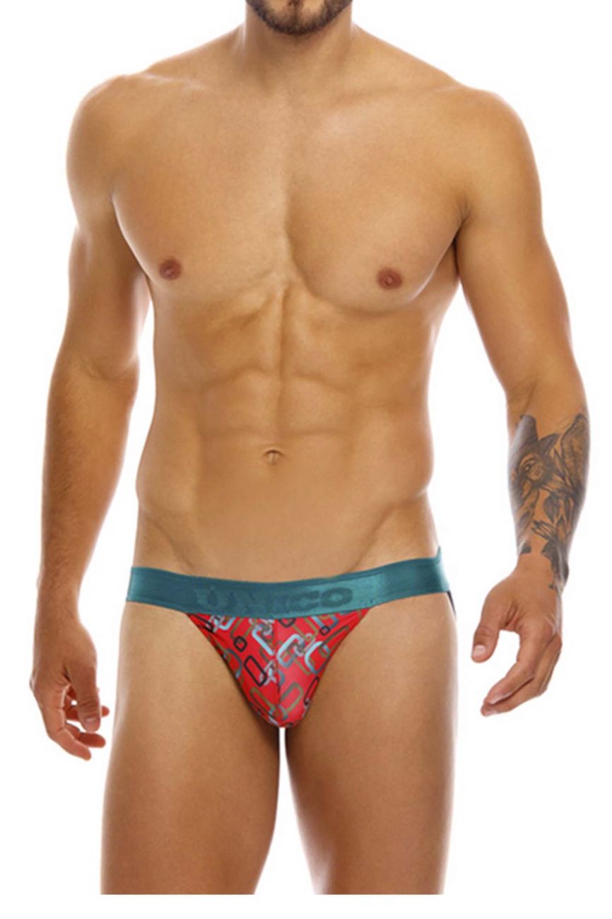 Unico 20070301229 Scheme Jockstrap Color 63-Red