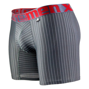 Xtremen 51419 Boxer Briefs Microfiber Stripes Color Gray