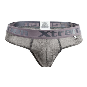 Xtremen 91031-3 3PK Piping Thongs Color Jasper Gray