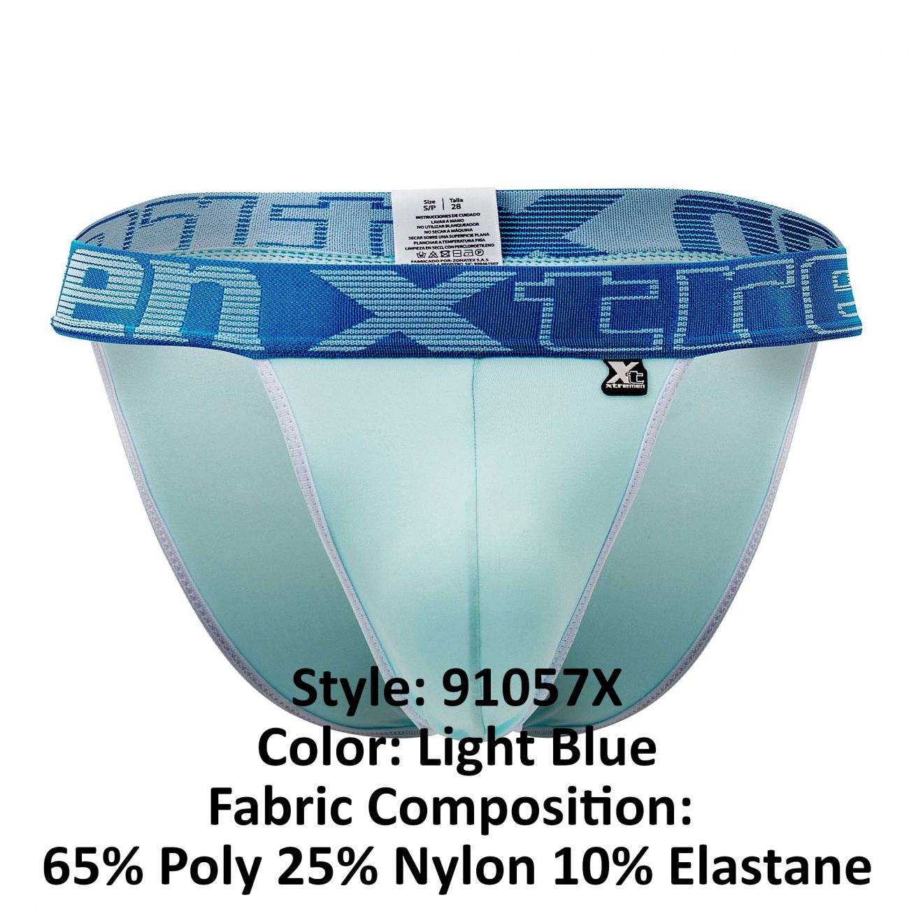 Xtremen 91057X Big Pouch Bikini Color Light Blue