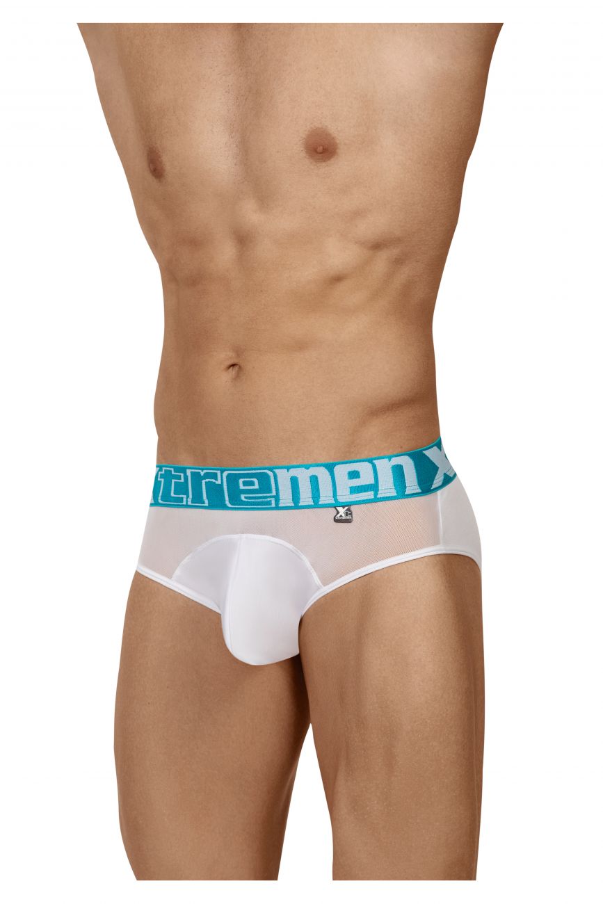 Xtremen 91059 Peekaboo Mesh Briefs Color White – BlockParty Weho