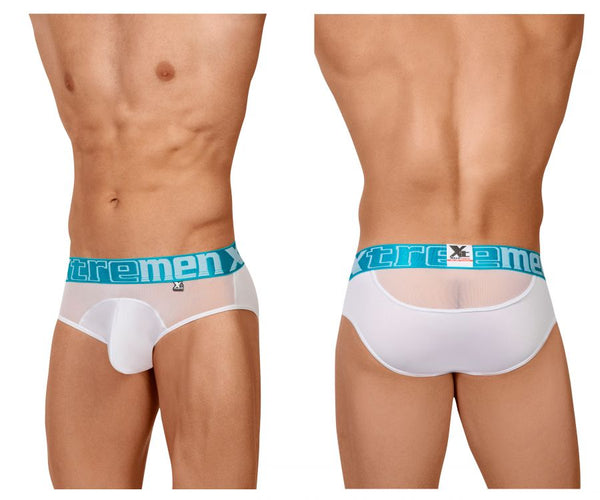 Globetrotter Flocked Mesh Briefs