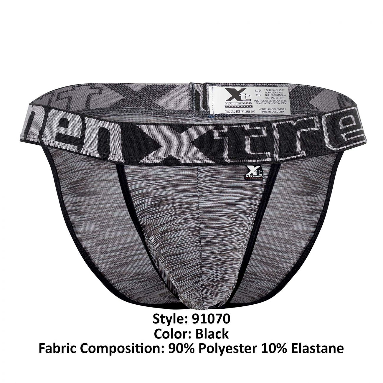 Xtremen 91070 Microfiber Bikini Color Black