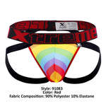Xtremen 91083 Microfiber Pride Jockstrap Color Red