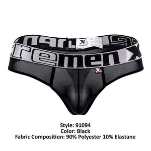 Xtremen 91094 Microfiber Thongs Color Black