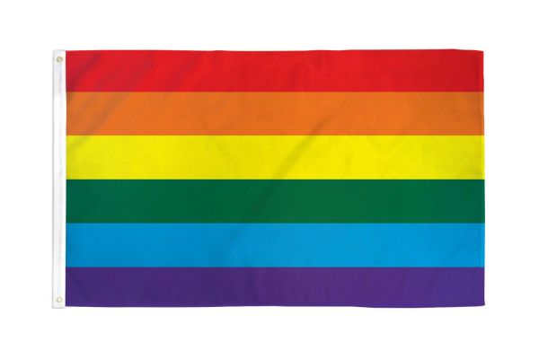 *SPECIAL* LARGE RAINBOW PRIDE FLAG POLY 3 X 5 FT